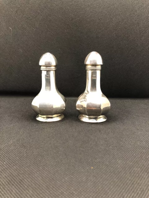 Sale e Pepe in argento antico - Inghilterra, Birmingham XX secolo