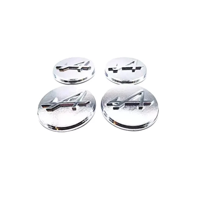 2 x 10 paires de couvercles de roue chromés pour moyeu de voiture