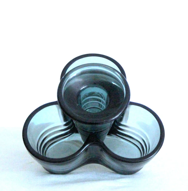 WMF Design Tischutensil, 50er Jahre, Turmalinglas, Entwurf: Kurt Radtke