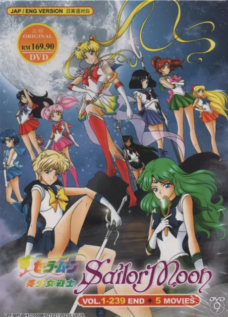 DVD SAILOR MOON CRYSTAL Season 1-3 English Audio Tracking Shipping +Free 1  Anime