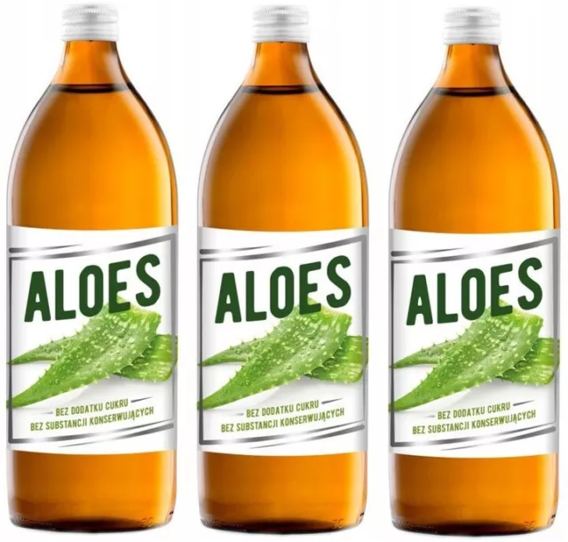 3l Aloe Vera Saft Direktsaft keine Konservierungsstoffe 100% Premium 3 x 1 Liter