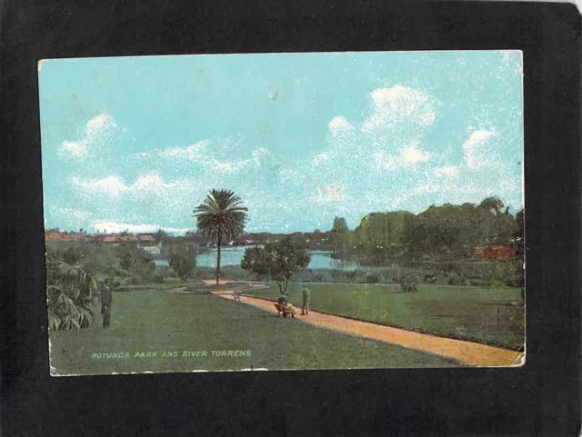 B2419 Australia SA Adelaide Torren River pu1907 vintage postcard