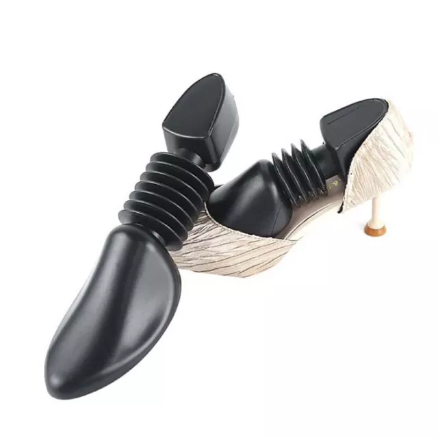Practical Plastic Adjustable Length Men Shoe Boot Holder Organizers Plastic'DB