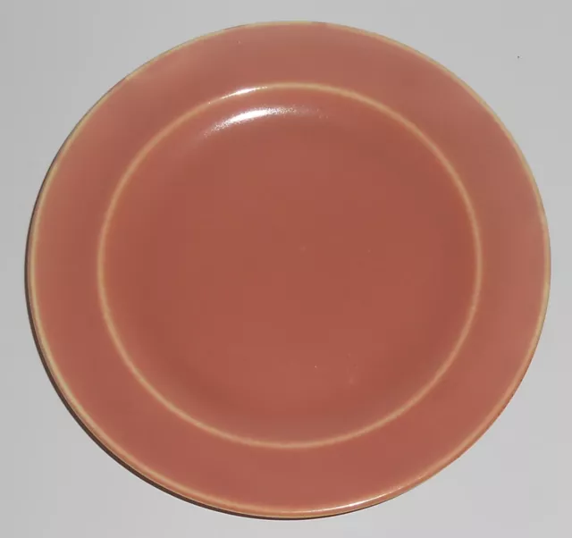 Homer Laughlin Pottery China Wells Art Glaze Rose Bread Plate