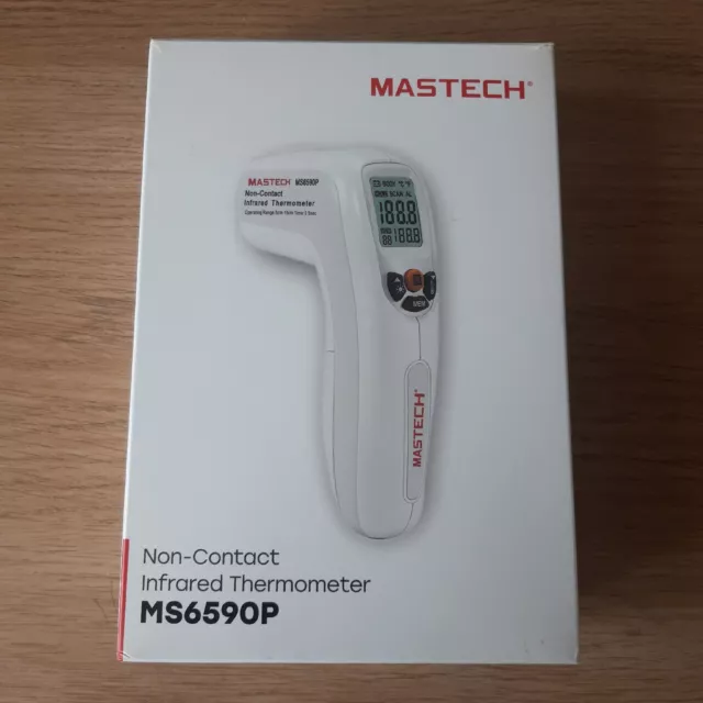 Mastech MS6590P berührungsloses Infrarot-Thermometer Stirn, Temperaturprüfung