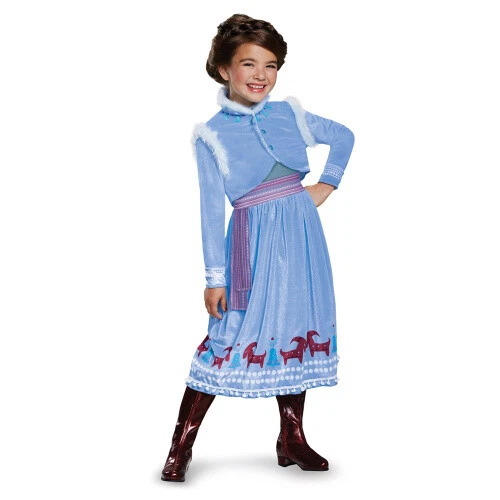 (xs(size3t-4t)) - Girls Anna Frozen Adventure Deluxe Halloween Costume. Disguise