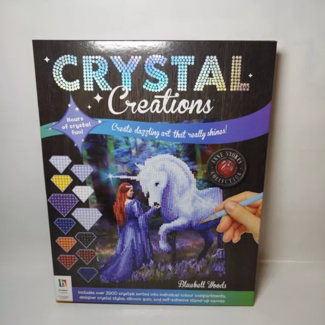 Hinkler Books Crystal Creations Craft Kit - Peacock