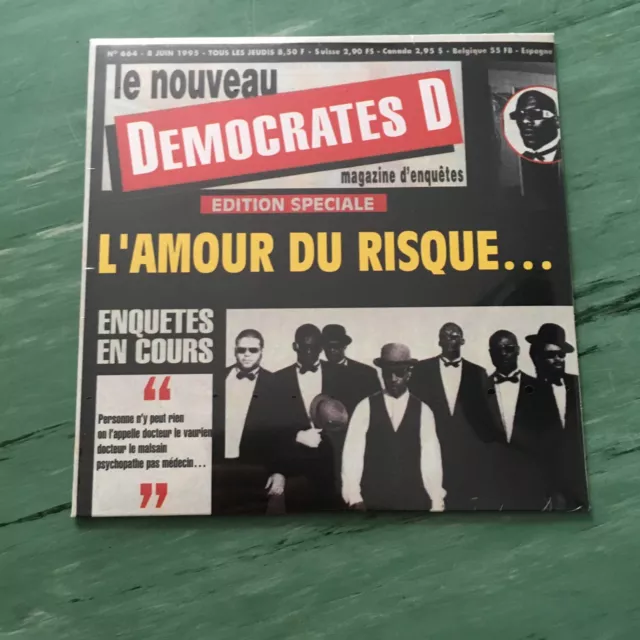 Democrate D - L'amour Du Risque- Rap - Hip Hop - Promo Cd !!!