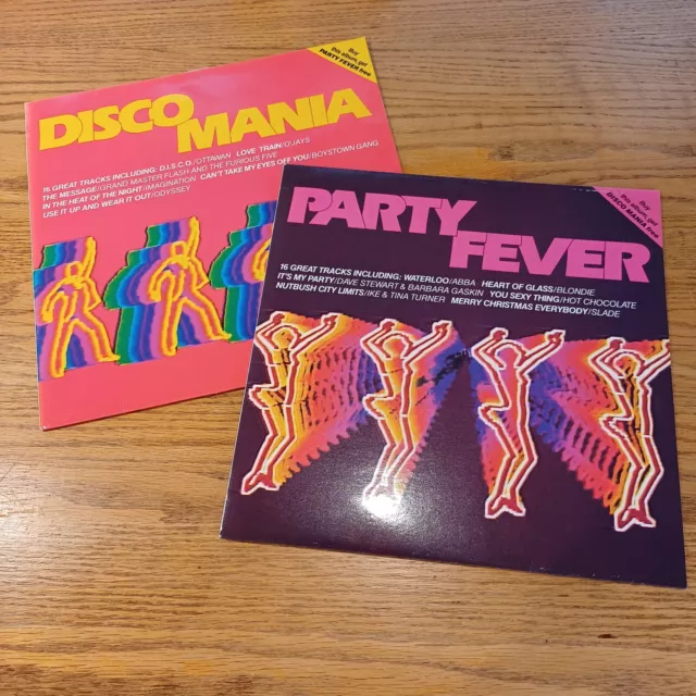 Disco Mania & Party Fever 2 x 12" Vinyls (LP, Album, Comp) Various Artists
