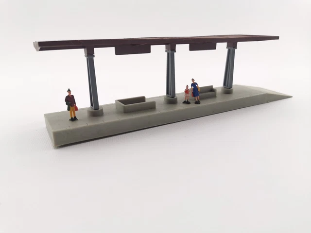 Jouef échelle ho magnifique hangar de voie modélisé avec passage