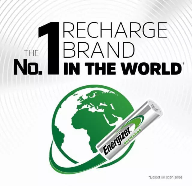 Energizer AA AAA Rechargeable Batteries 500 700 800 2000 2300 mAh Pre Charged 2