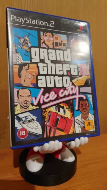 Grand Theft Auto Vice City Black Label Playstation 2 (PS2) (With Map & Manual)