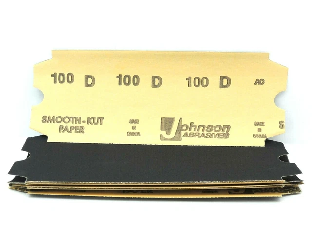 Pantalla de lijado de postes de panel de yeso 10 piezas abrasivos Johnson / hoja de oro 100 arena