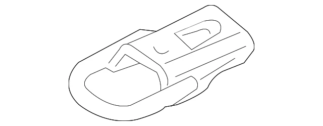 Genuine Tow Towing Hook Black FL3Z-17A954-E