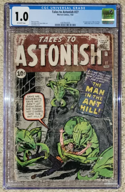 Tales to Astonish #27 - CGC 1.0 - 1962 1962 - 1st app. Ant-Man