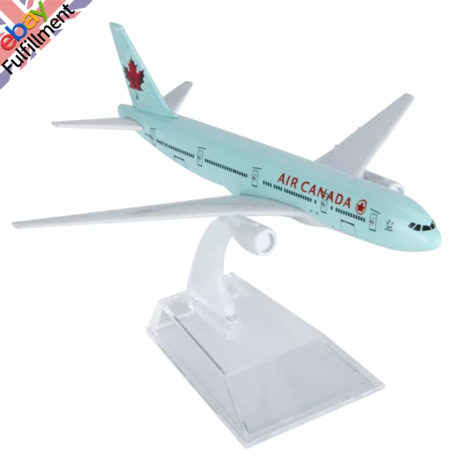 16cm Air Canada B777 Plane Model Diecast 1/400 Aircraft Airliner Aviation Gift