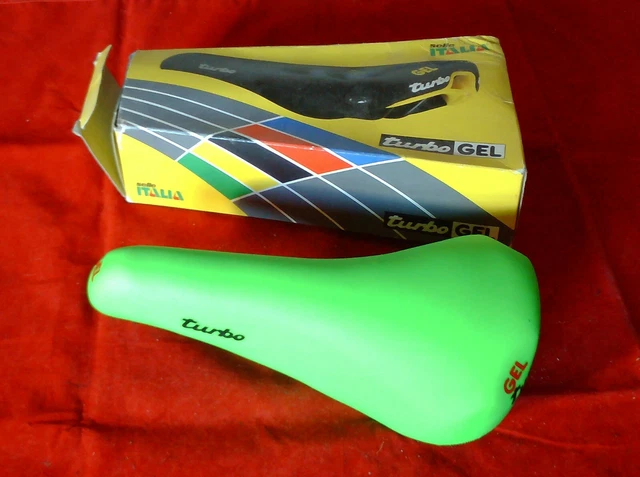 NOS VINTAGE SELLE Italia FLITE Titanium Saddle : WHITE/BLACK New in Original Box EUR 387,25