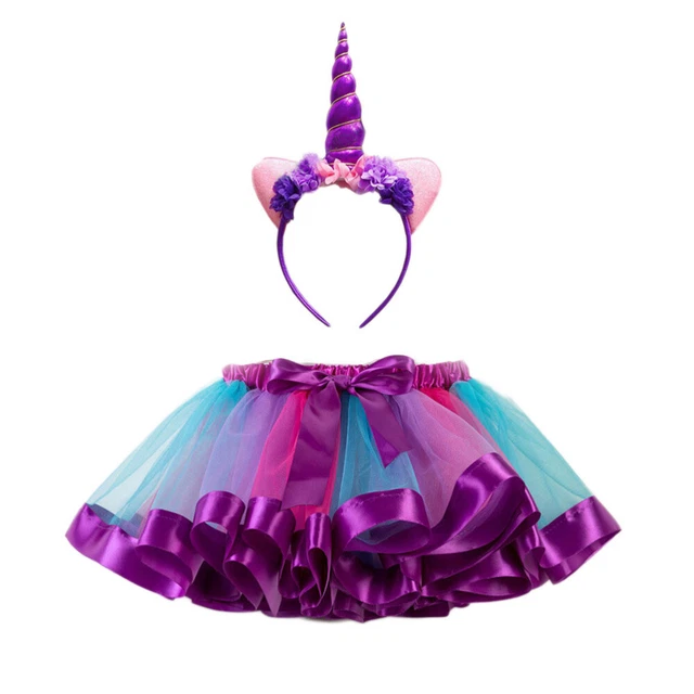 Set fascia per capelli in corno festa compleanno principessa bambino