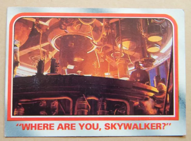 Star Wars  Empire Strikes Back , Where Are You , Vintage 1980 Topps Gum Card
