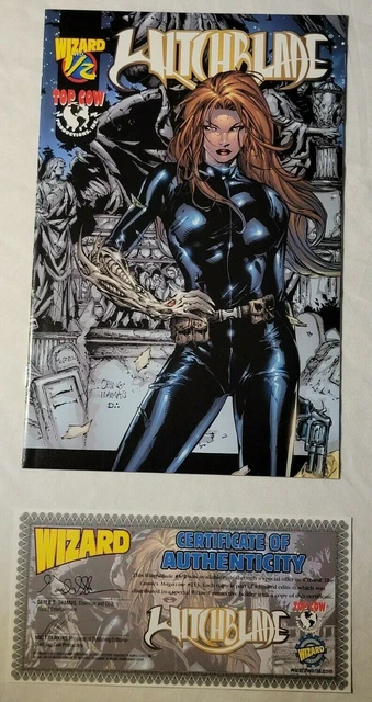 Top Cow Wizard #1/2 Witchblade W/COA Limited Edition Ching Llamas : Save Shippin