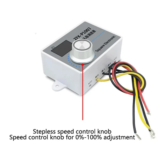 Speed Set Variable Control ADVANCED SPEED REGULATOR Infinitely Variable Speed Control 500W Power ...