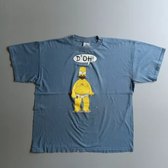 Vintage Homer Simpson TV Promo T Shirt Stanley Desantis Scale