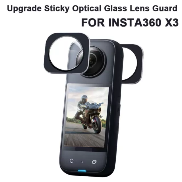 Protector Dual-Lens Optical Tempered Glass Sticky Lens Guards For Insta360 X3