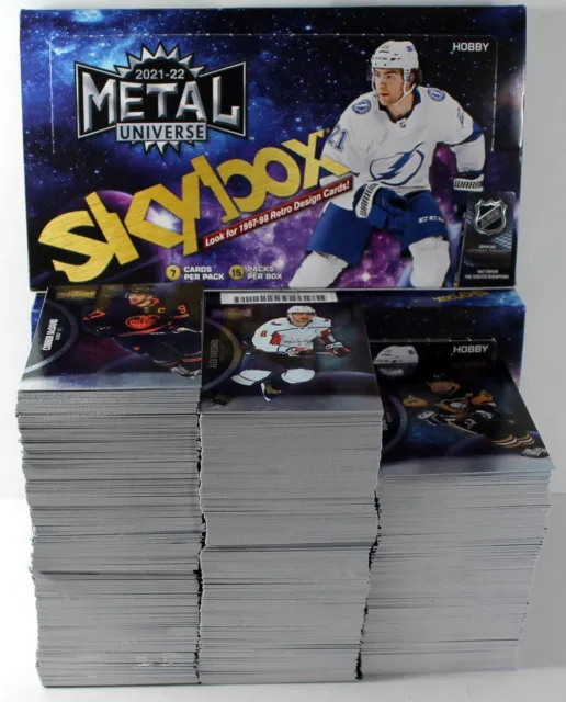 2021-22 Skybox Metal Hockey Base Set Single Card Pick List #'s 1-200 Rookies SP