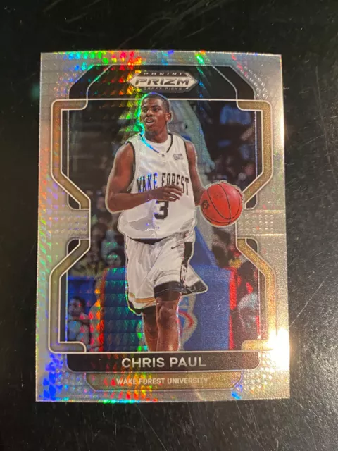 2022-2023 Panini Prizm Draft Picks Hyper Prizm #8 Chris Paul Wake Forest