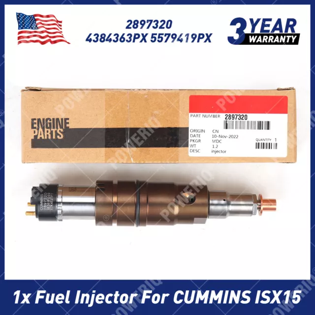 For CUMMINS ISX15 INJECTOR 2897320, 5579419 SUPERCED P/N 2897320PX ,5579419PX