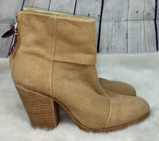 RAG & BONE Womens' Tan Ankle Boots Booties Size 38.5/US 8.5
