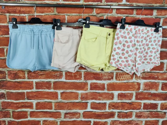 GIRLS BUNDLE AGE 11-12 YEARS BENCH BODEN etc SHORTS SET DENIM SWEAT CASUAL 152CM