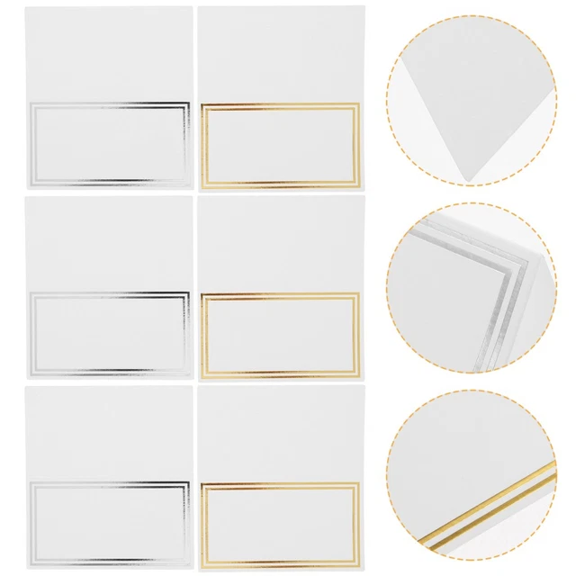 30 Cartes De Table Acrylique Transparentes - Porte-cartes Semi-cercle DIY | Déco Mariage, Fête, Placement Invités