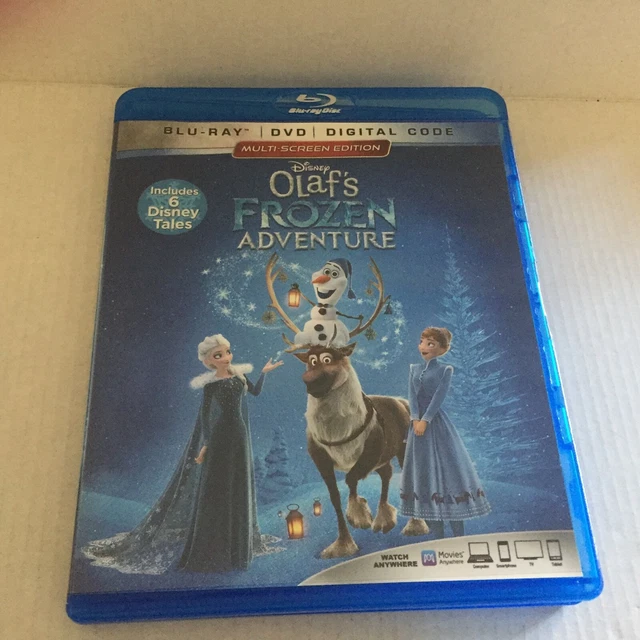 DISNEY OLAF'S FROZEN Adventure Movie Blu-Ray Disc Only (No DVD No ...