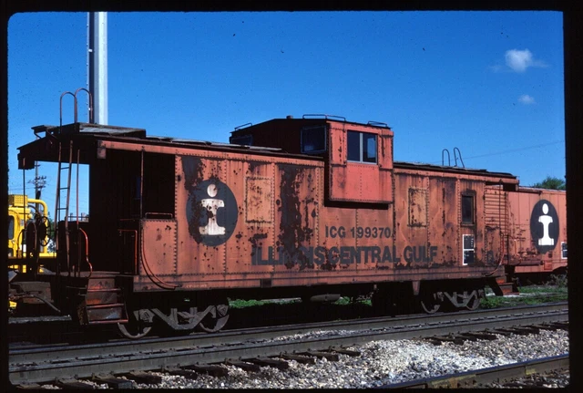 Original Rail Slide - ICG Illinois Central Gulf 199370 no location 5-27-1989