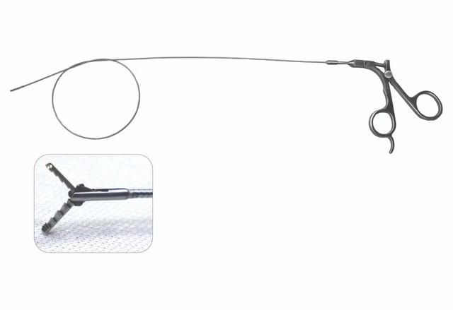 Laparoscopic Flexible Alligator Forceps 5FR x60cm Urology Instrument CE Approved