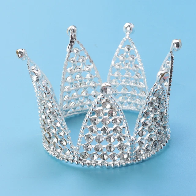 2 Pack Diadème Couronne Cristal Couronne de Mariée Strass Coiffe Mariée