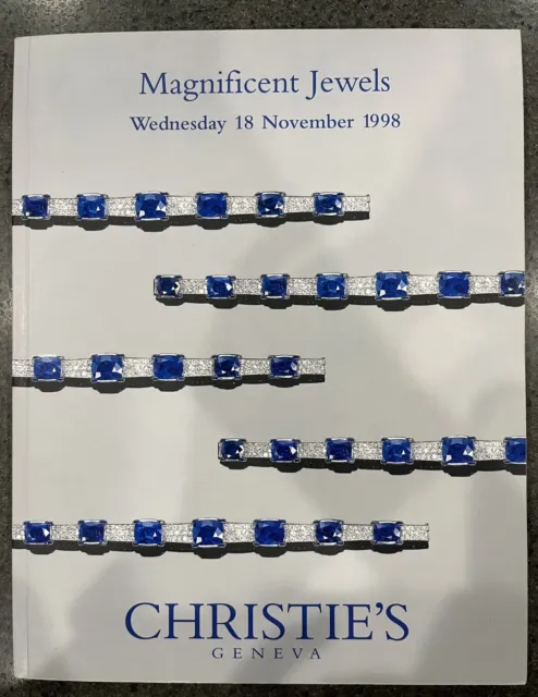 Christie's Magnificent Jewels Geneva November 1998 Auction Catalog