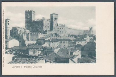 cartolina PAVONE il castello 