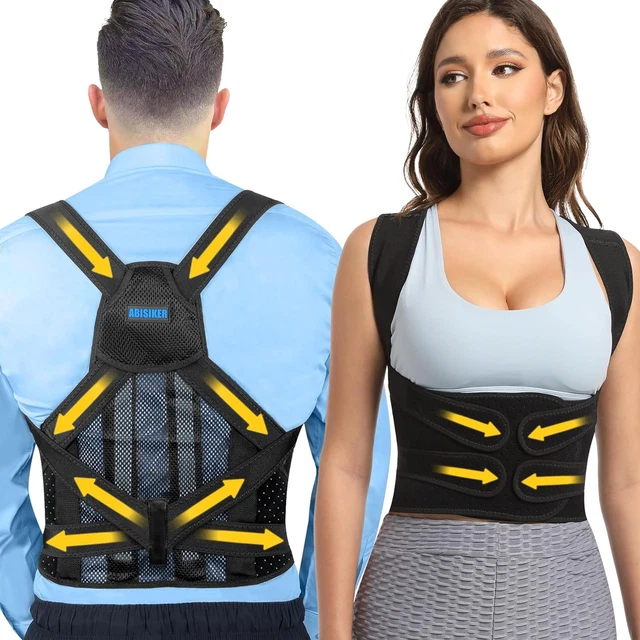 Correttore Posturale Per Schiena E Spalle - Supporto Regolabile, Traspirante - Colore Blu