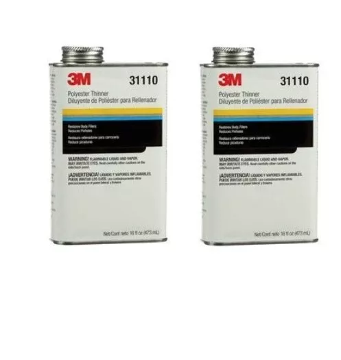 3M 31110 Auto Body Filler Polyester Thinner (2 Pints)