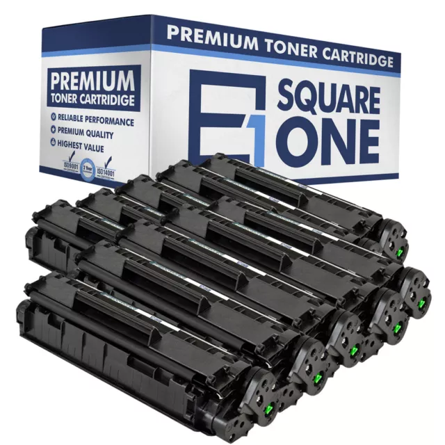 10PK Q2612A Toner Cartridge For HP 12A Laserjet 1010 1012 1018 1020 3015 1022