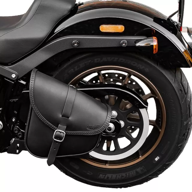 Satteltasche Für Alle Harley Softail-Modelle 2018–2023 Leder-Schwingentasche
