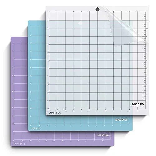 NICAPA Lot de 3 tapis de découpe de rechange pour Silhouette cameo 4/3/2/1 30...