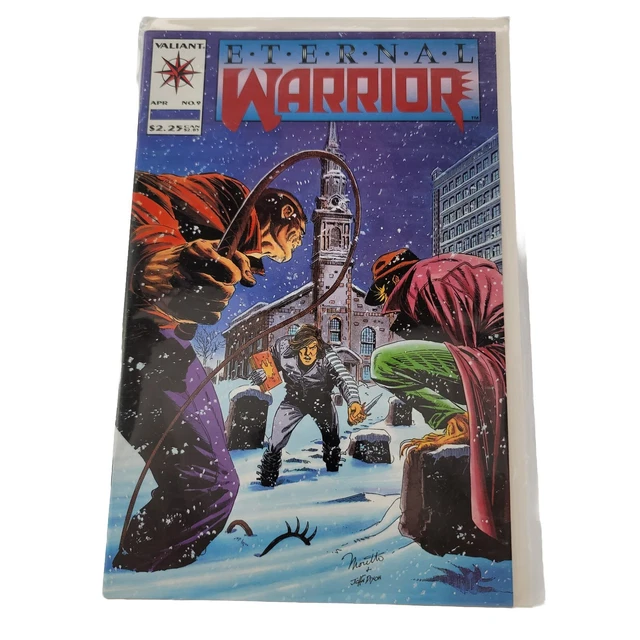 Eternal Warrior #9 NM+ Valiant Comics 1993 1st App Book Of Geomancers