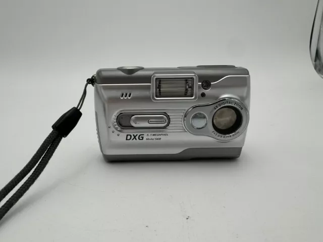 DGX Model 568 5.1 Megapixel 4x Optical Zoom Lens Digital Camera Tested/Working