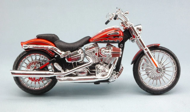 Modèle Réduit Moto Harley-Davidson CVO Breakout 1/12 – Noir/rouge, Collection Maisto, Détaillé Et Réaliste