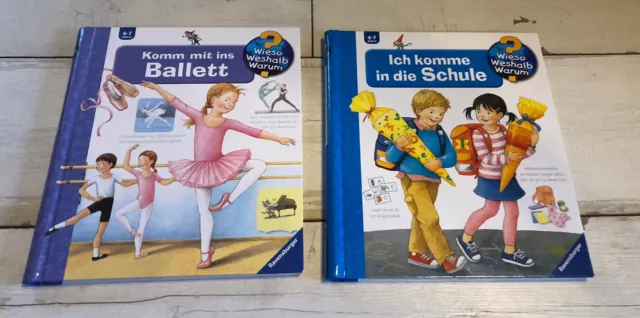 Bücher 2x Set Wieso Weshalb Warum Ravensburger Ins Ballett Komme In Die Schule