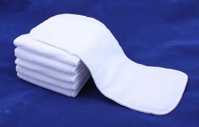 Washable Baby Cloth Diaper Nappy Liner Insert 100% Microfiber Pack of 6