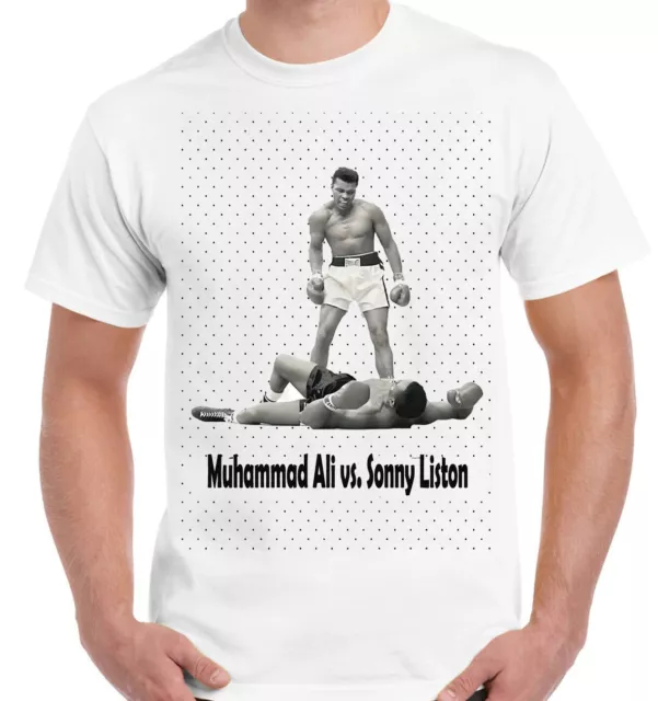 Muhammad Ali vs. Sonny Liston T Shirts Boxing legend Martial art T-Shirt